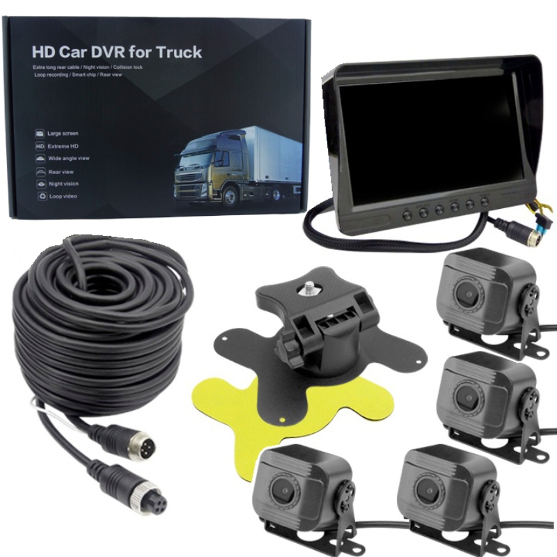DVR KIT Y PANTALLA 7 CAMION CON 4 CÁMARA MODELO B20N VOLTAJE 9 A 36 VOLT - 3