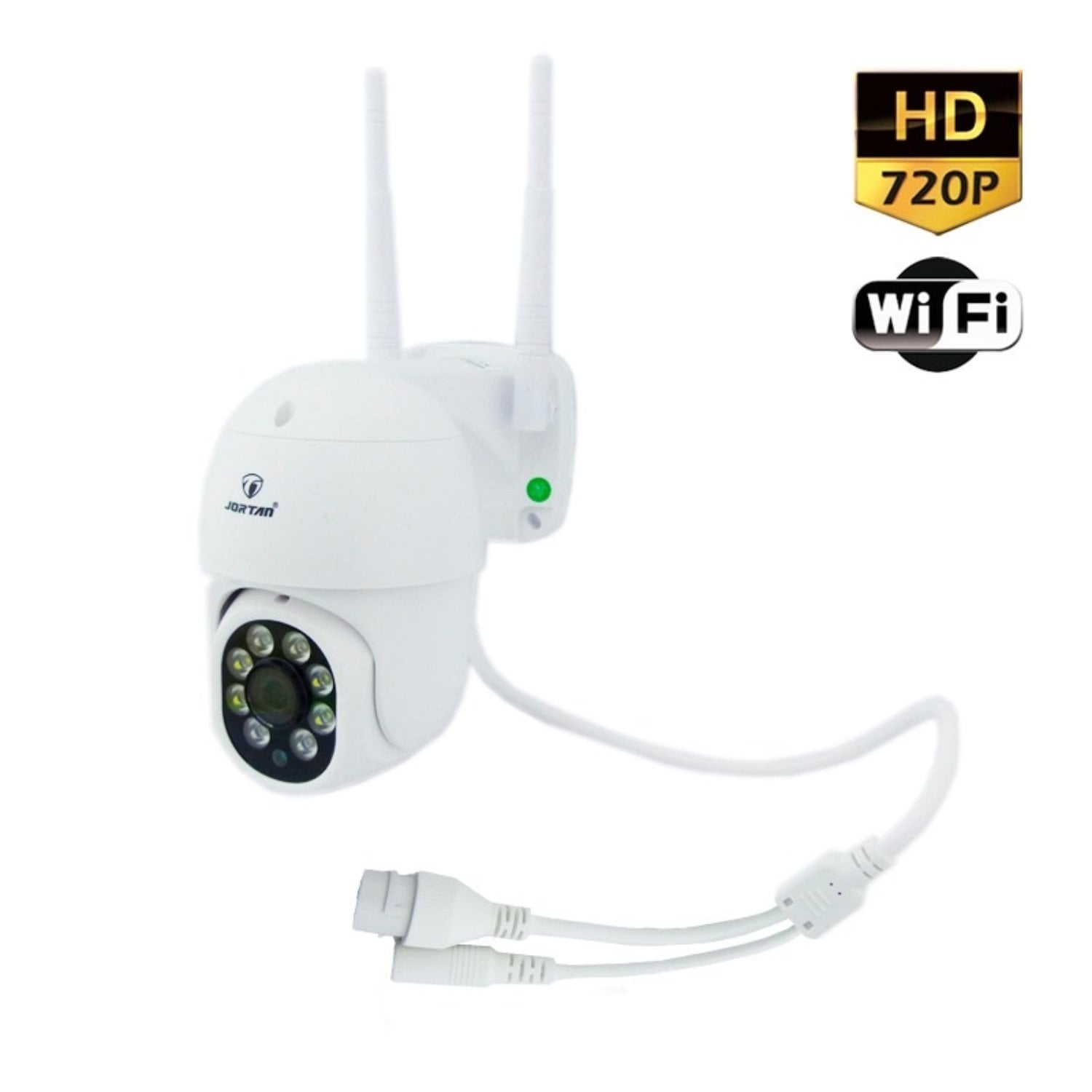 CAMARA VIGILANCIA IP EXTERIOR JORTAN MOD.JT-8170 WIFI-LAN 8 LED - 1