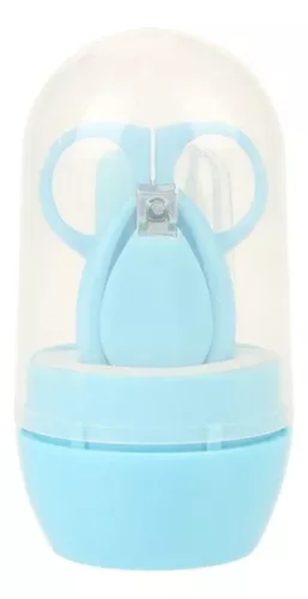 KIT DE CUIDADO DE UÑAS PARA BEBE 4 PIEZAS CELESTE - 1