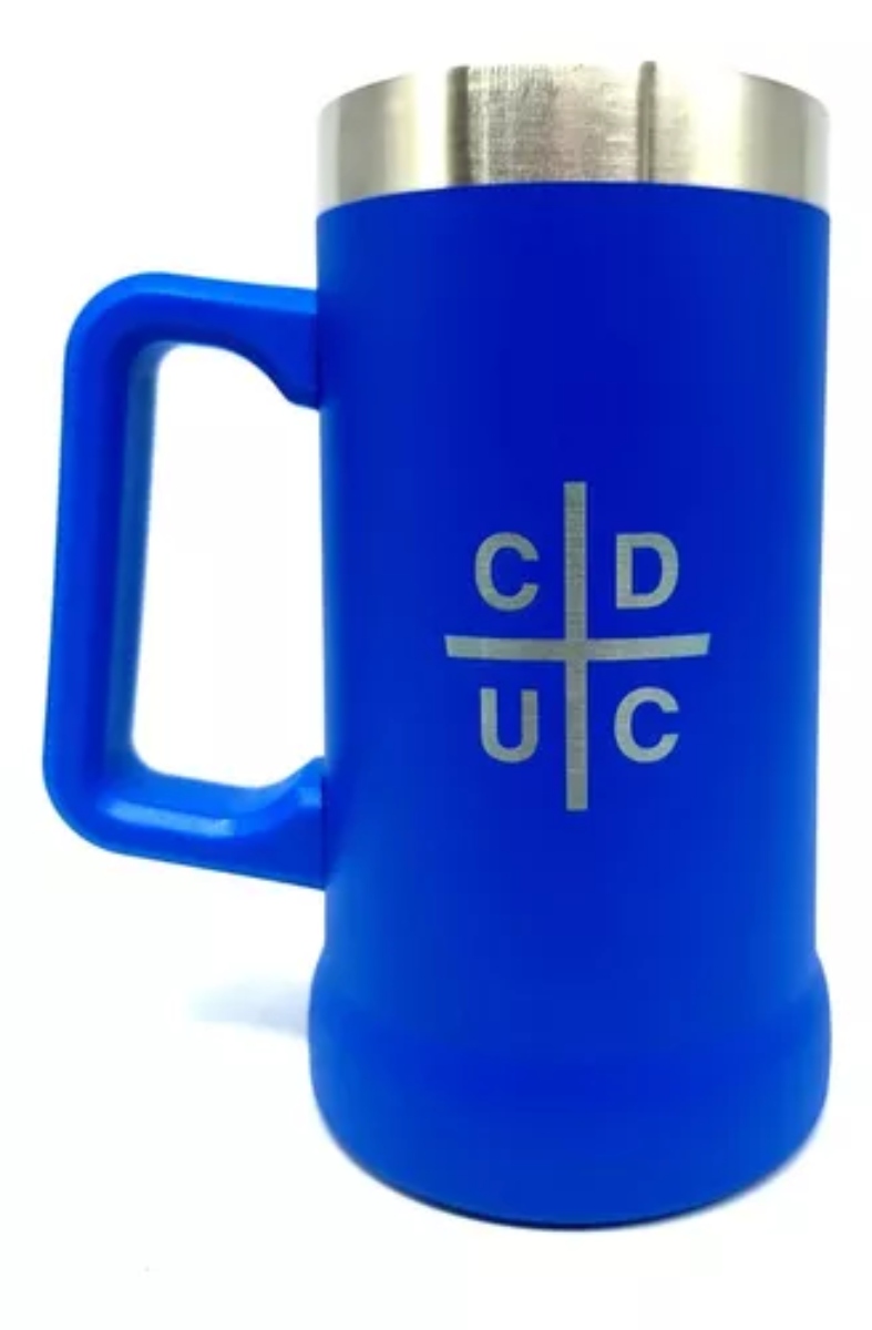 VASO MUG SHOPERO TÉRMICO FANÁTICOS UNIVERSIDAD CATÓLICA - 1