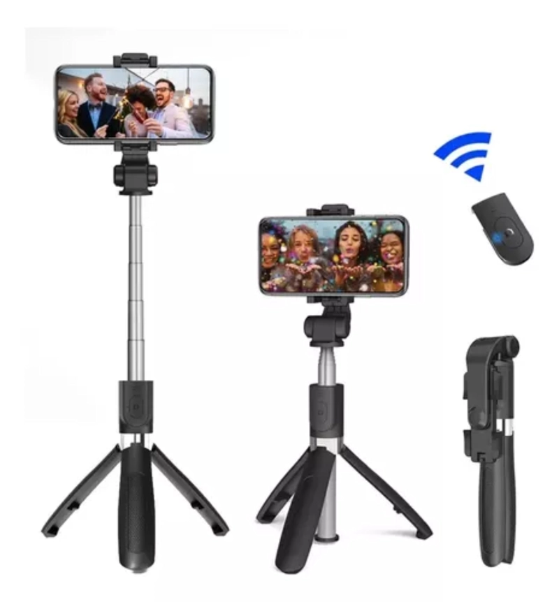 PALO DE SELFIE CON TRÍPODE CELULAR CONTROL BLUETOOTH - 3