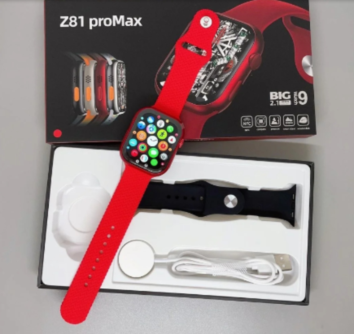 RELOJ SMARTWATCH INTELIGENTE DOBLE STRAP Z81 PRO MAX - 2