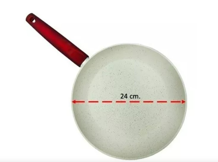 SARTEN DE CERAMICA MARMOLEADO 24CM ARTE ANDINO - 3