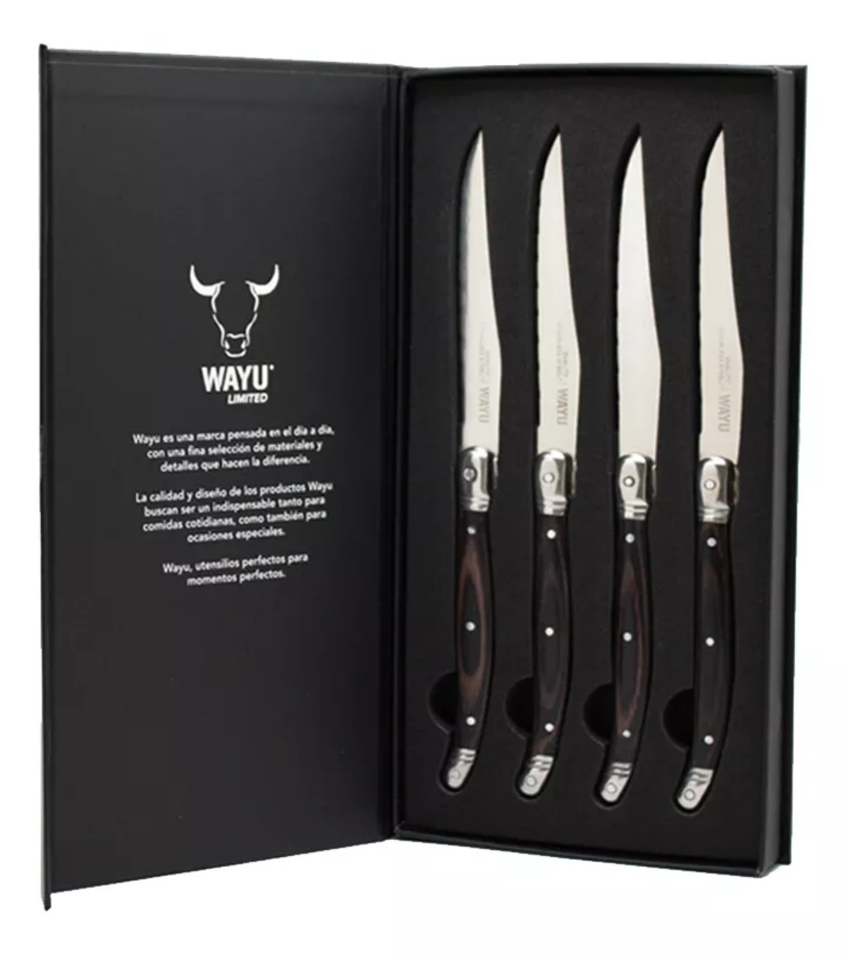 SET 4 CUCHILLOS BLACK  MESA WAYU LIMITED - 2