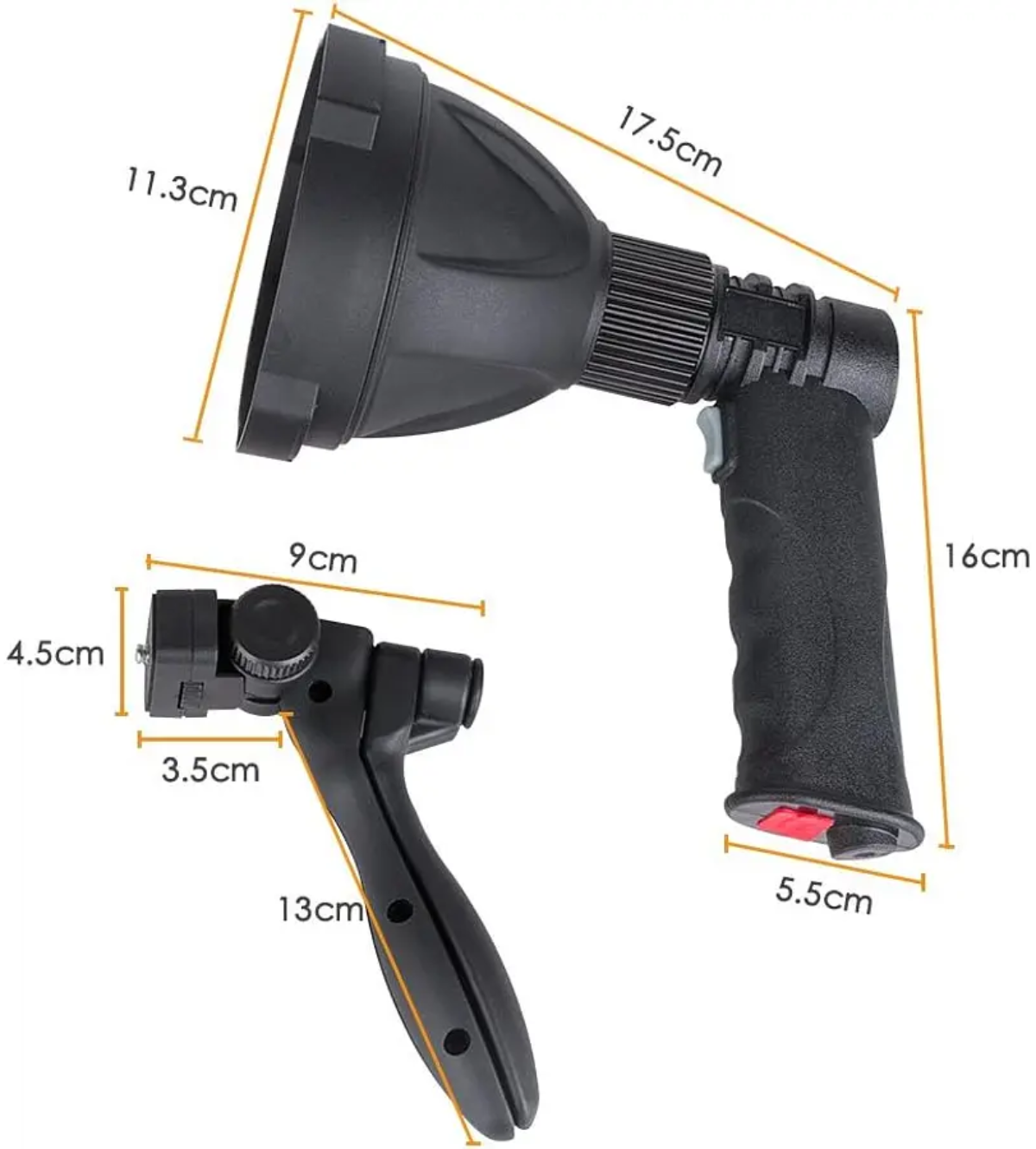 LINTERNA SUPER BRILLANTE 1200LM RECARGABLE CAZA CAMPING - 3