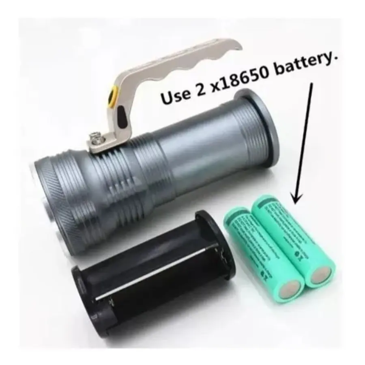 LINTERNA LED TÁCTICA RECARGABLE LARGA DISTANCIA - 3