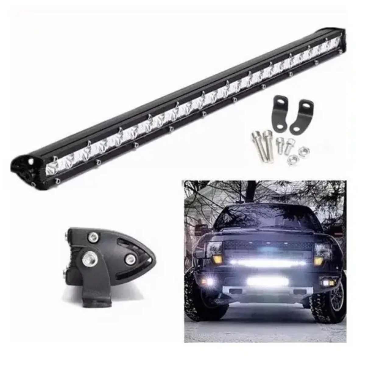 PACK X 2 BARRA LED NEBLINERO 72W AUTO 4X4 DE 65CM - 1
