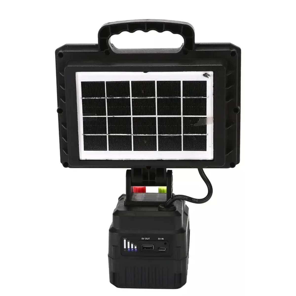 REFLECTOR PROYECTOR LED SOLAR PORTÁTIL DE 350W - PANEL SOLAR - 3