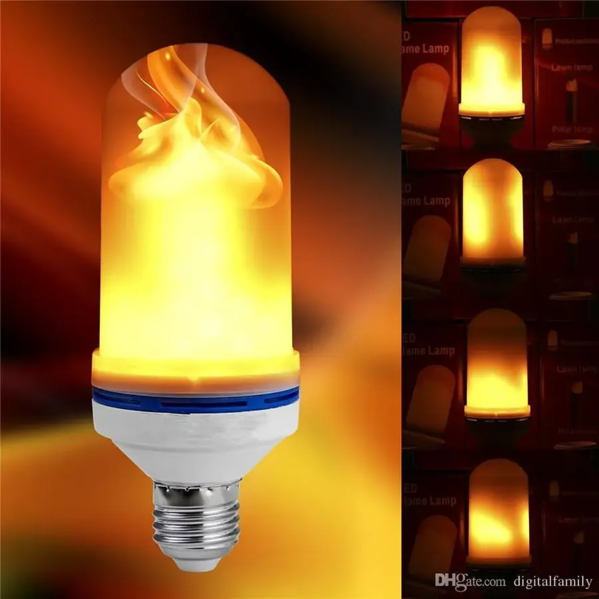AMPOLLETA LED EFECTO DE FUEGO VIVO - 3