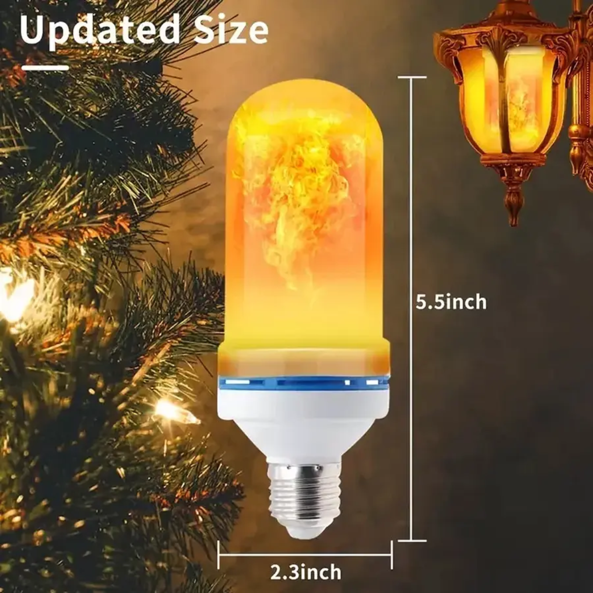 AMPOLLETA LED EFECTO DE FUEGO VIVO - 4
