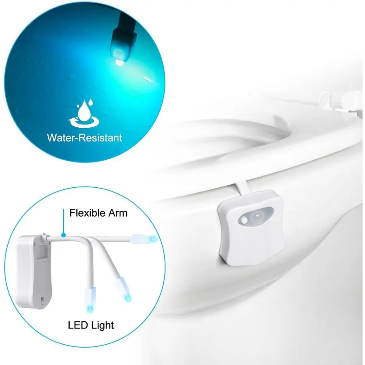 LUZ LED PARA INODORO CON SENSOR DE MOVIMIENTO - 2