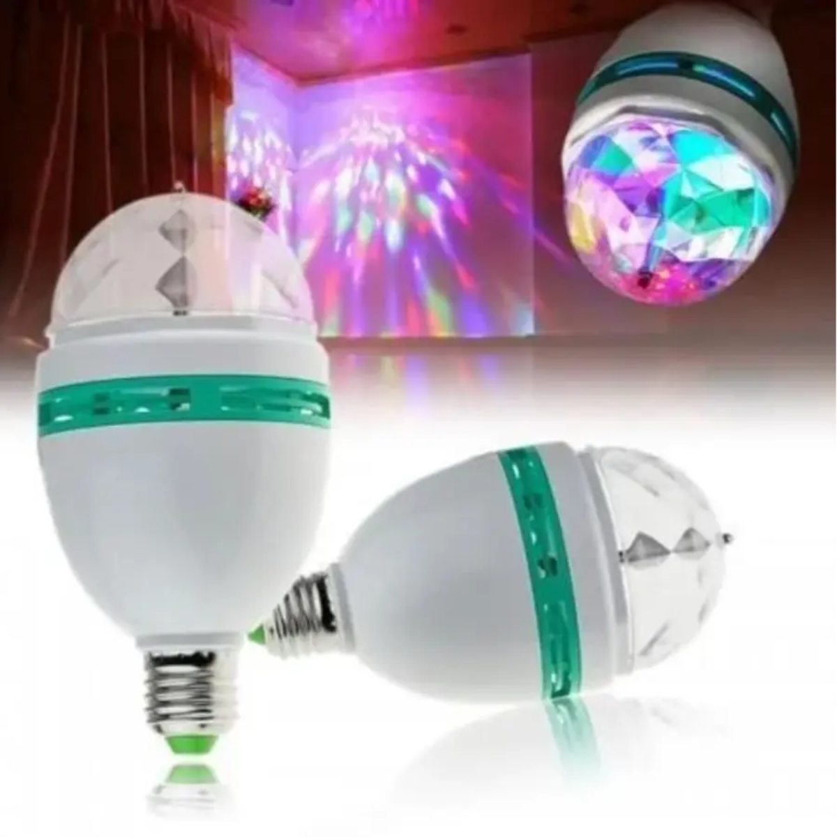 AMPOLLETA LED LUCES DE FIESTA GIRATORIA E-27 - 2