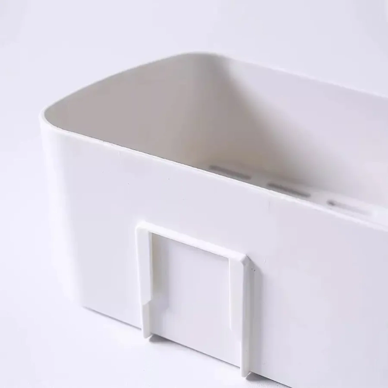 ORGANIZADOR DUCHA BAÑO COCINA PLÁSTICO ADHESIVO CON PERCHAS - 3