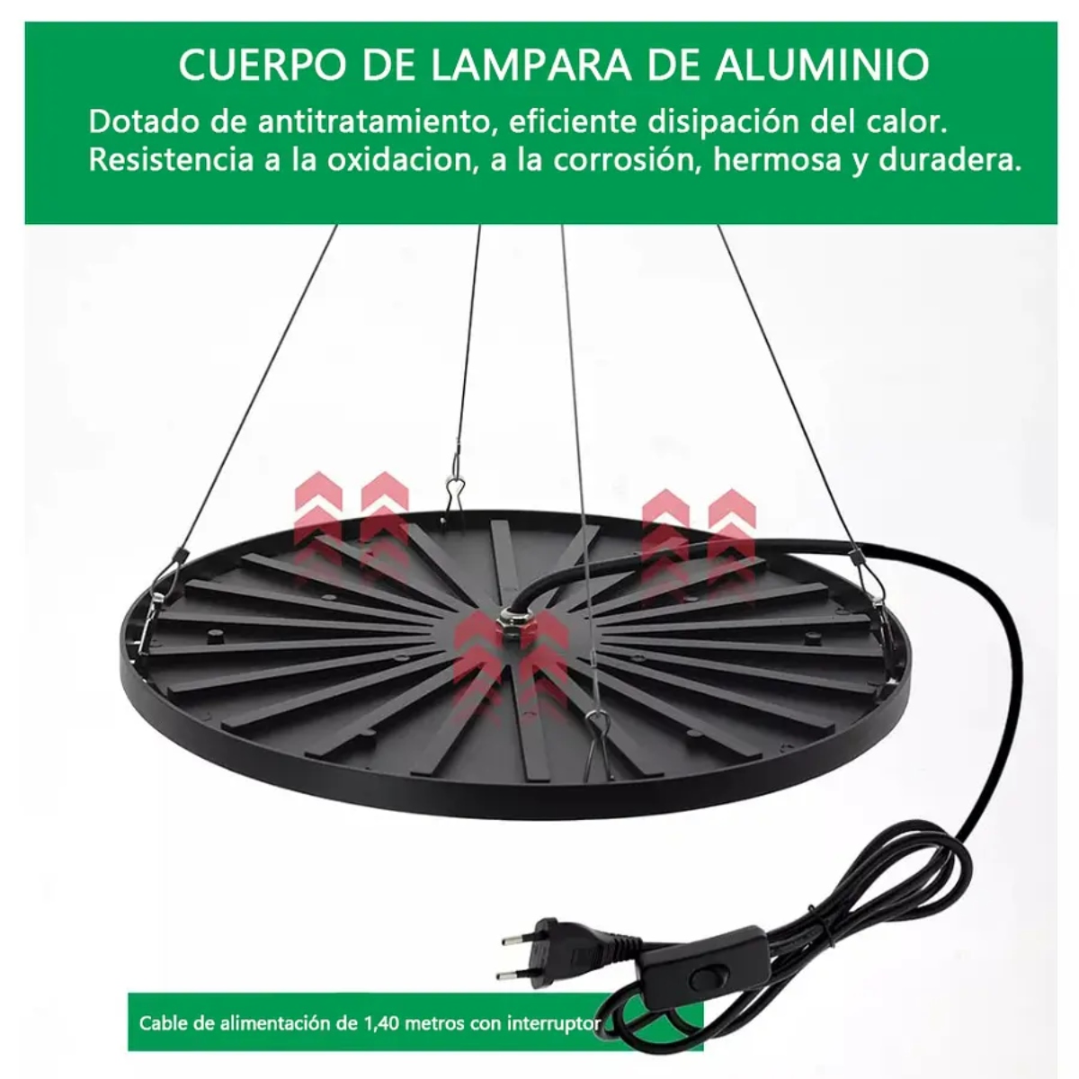 FOCO LED PANEL REDONDO 200W INDOOR FULL SPECTRUM - 3
