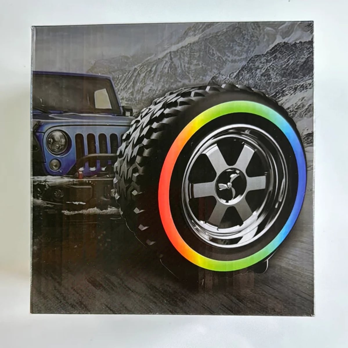 MINI PARLANTE ALTAVOZ TIPO LLANTA PORTÁTIL INALÁMBRICO BLUETOOTH - 1