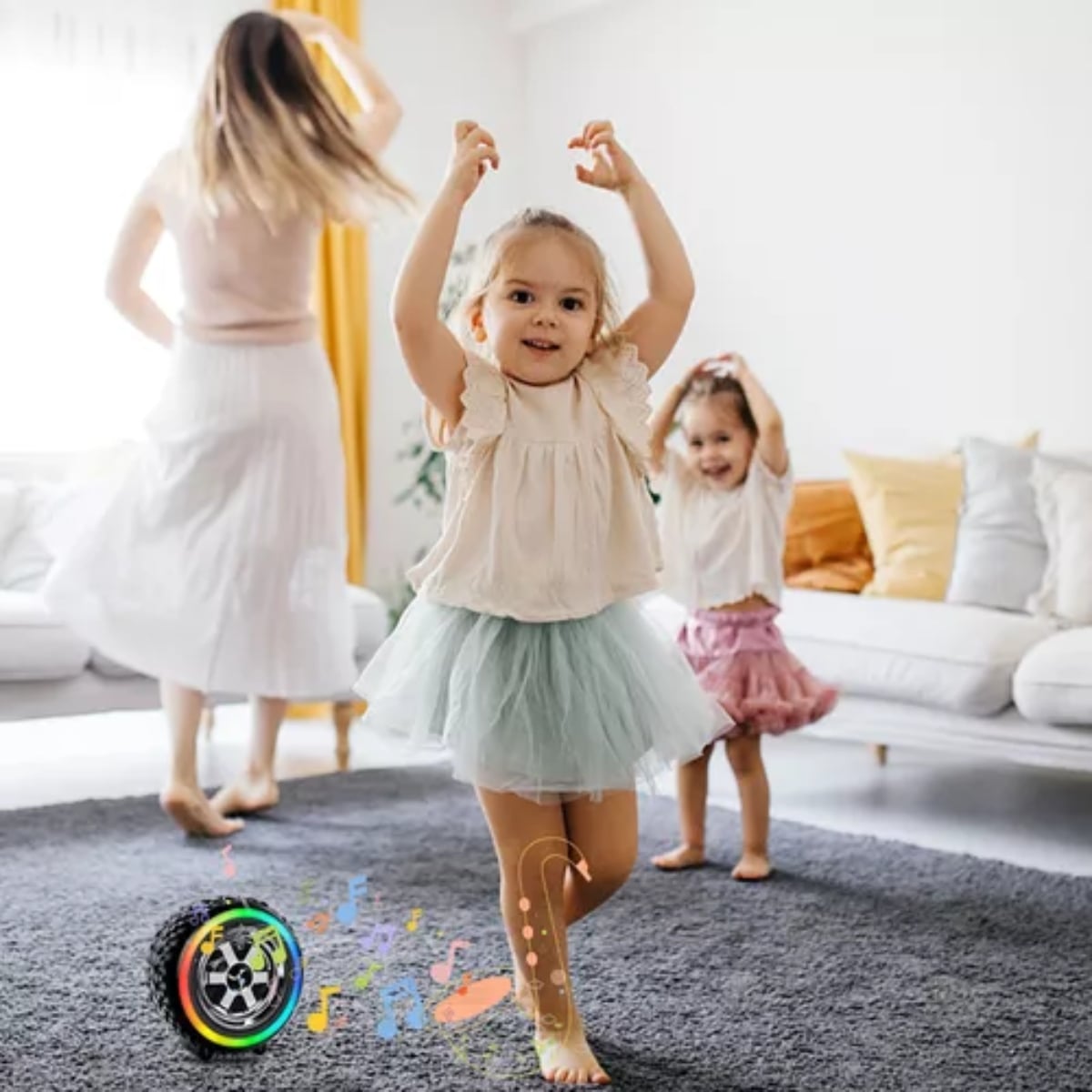 MINI PARLANTE ALTAVOZ TIPO LLANTA PORTÁTIL INALÁMBRICO BLUETOOTH - 4