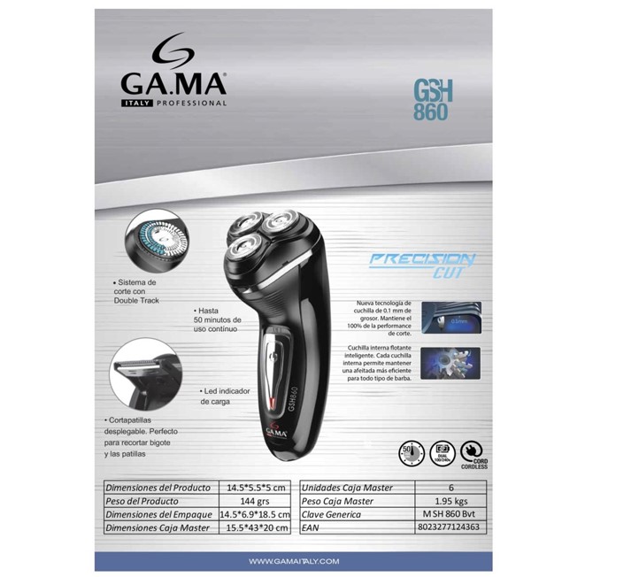 AFEITADORA GAMA GSH860 - 4