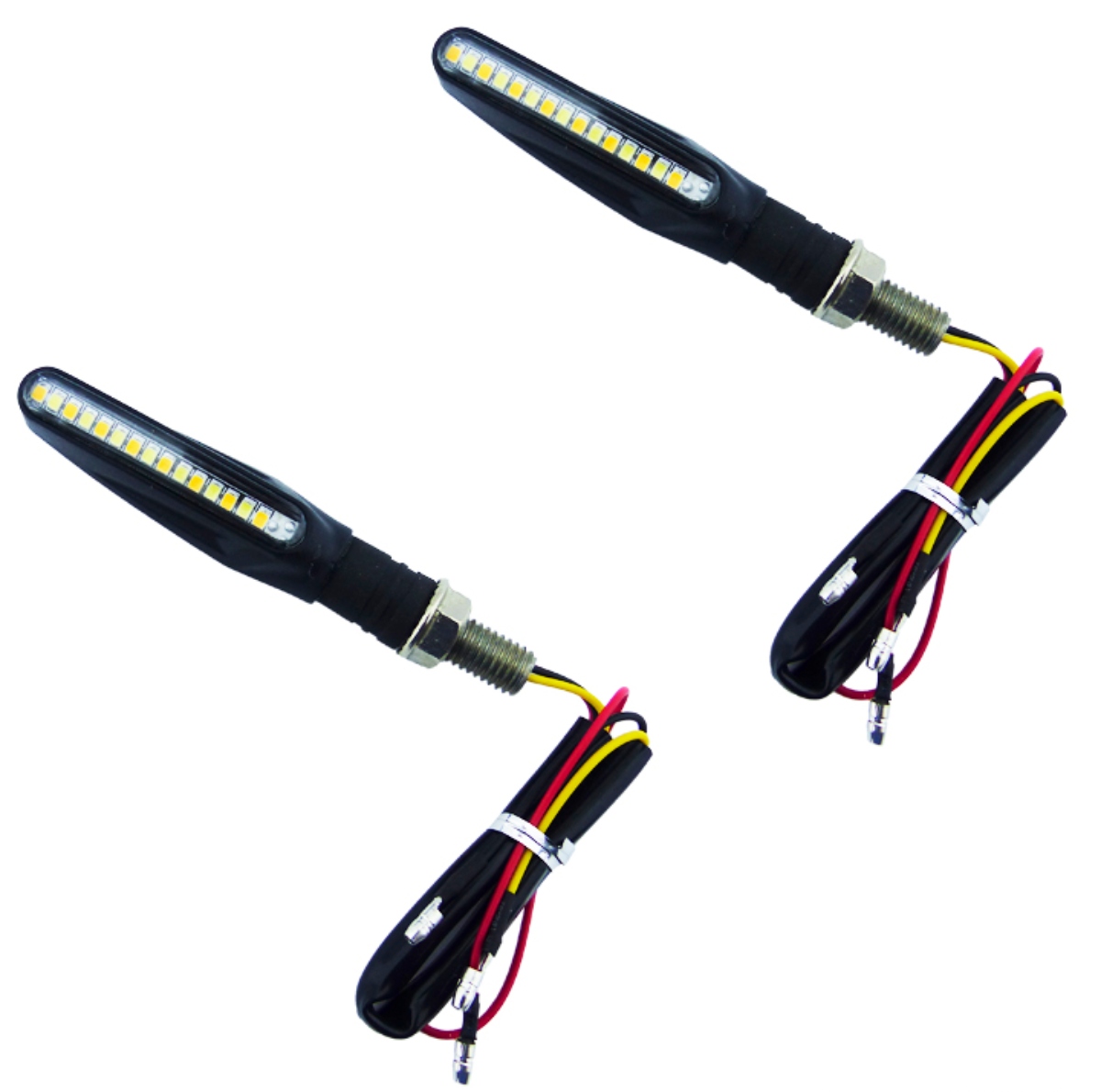 LUZ INTERMITENTE PARA MOTO DÚO DE 15 LED SECUENCIAL - 2