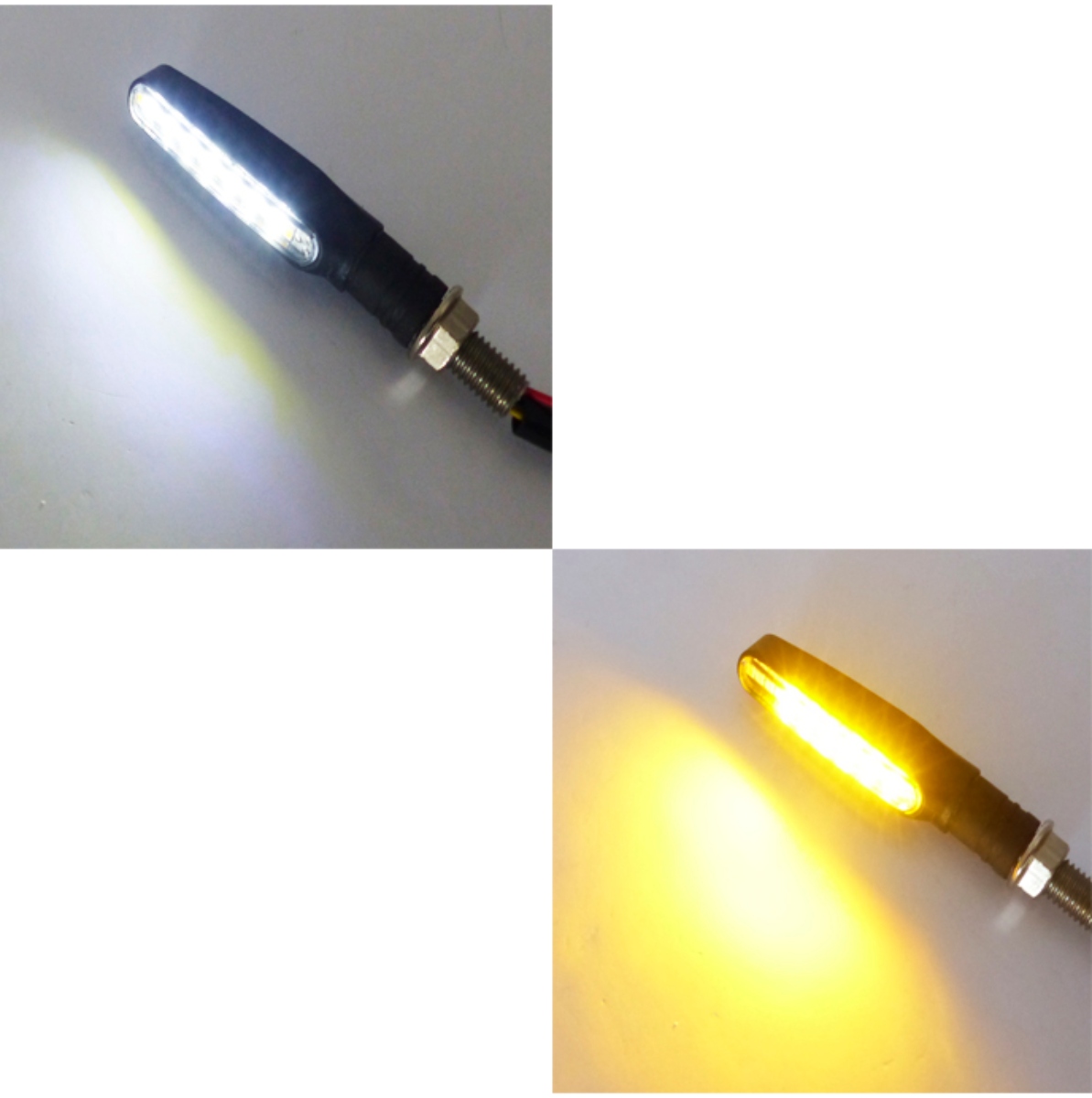 LUZ INTERMITENTE PARA MOTO DÚO DE 15 LED SECUENCIAL - 4