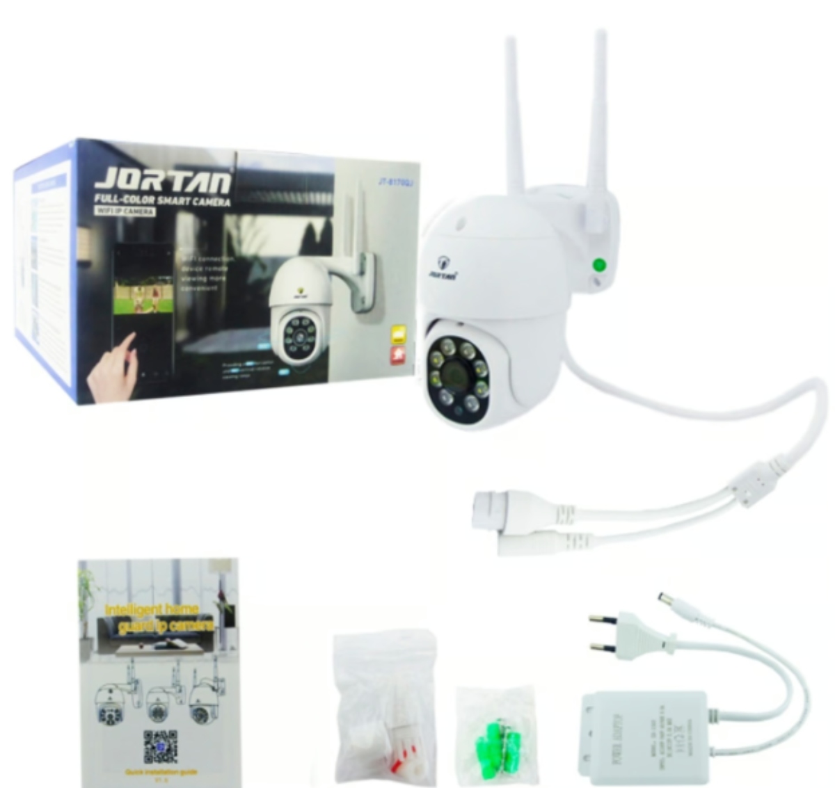 CÁMARA VIGILANCIA IP EXTERIOR 8 LED TF/LAN - 1