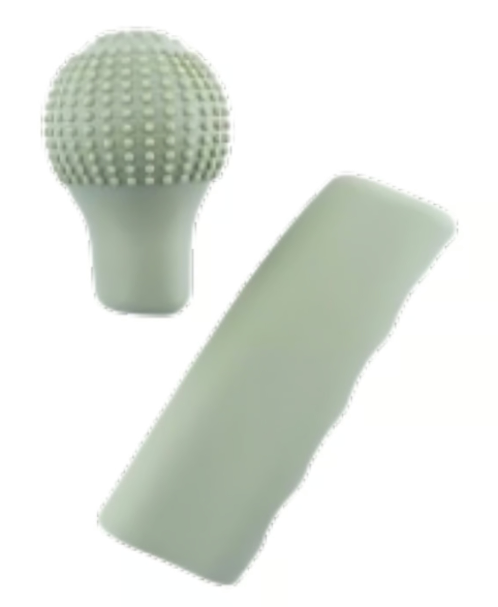 CUBRE VOLANTE SILICONA PARA AUTO SET X 3 PIEZAS CON AGARRE - 1