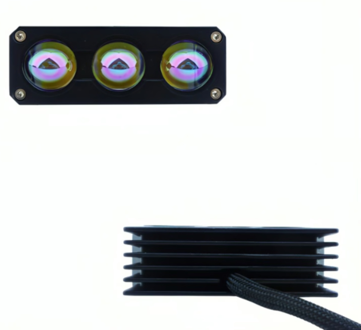 SET 2 NEBLINERO LED 3 LED PROFESIONAL DÚO COLOR BLANCO-AMBAR - 3