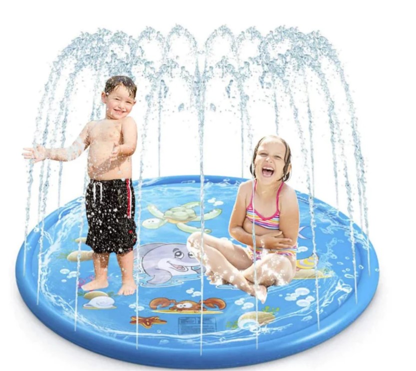 PISCINA ALFOMBRA LANZA AGUA INFANTIL 100 CM - 2