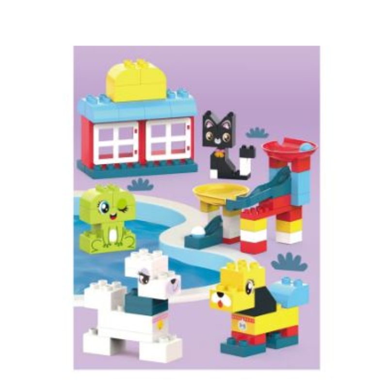 BLOQUES CONSTRUCCION MASCOTAS 75PCS - 2