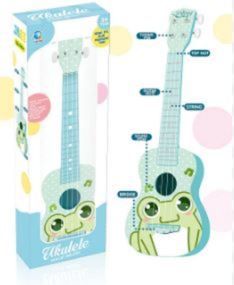 GUITARRA UKELELE PARA NIÑOS - CELESTE - 1