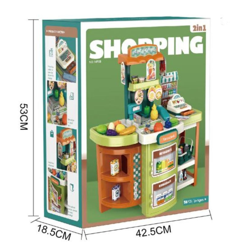 SET MALETA 2 EN 1 SUPERMERCADO - 2
