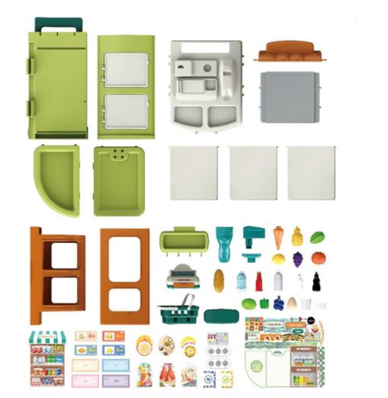 SET MALETA 2 EN 1 SUPERMERCADO - 4