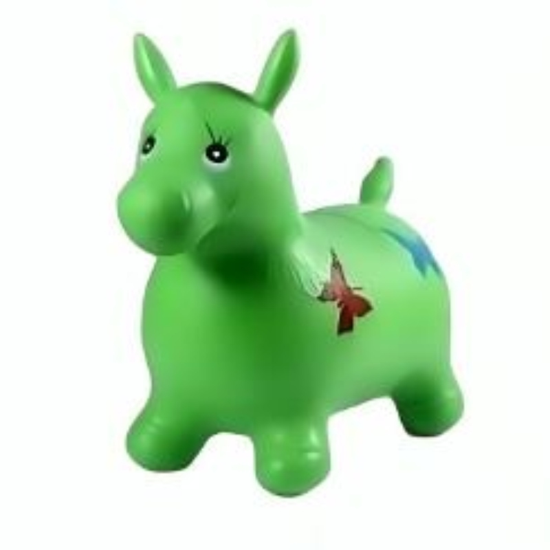 PONY CABALLITO SALTARÍN JUGUETE PARA NIÑOS - VERDE - 1