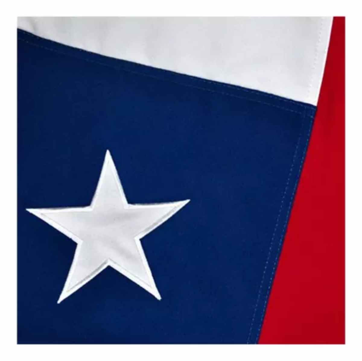 BANDERA DE CHILE 60 X 90 CM TELA BORDADA REFORZADA - 2