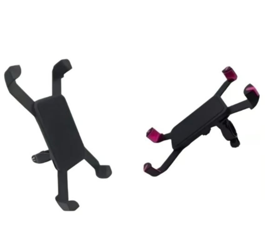 SOPORTE PORTA CELULAR UNIVERSAL MOTO BICI AJUSTABLE 360° - 2