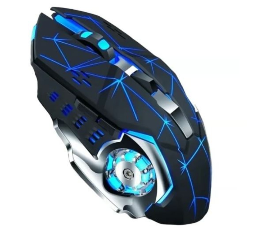 MOUSE INALAMBRICO GAMER RECARGABLE ILUMINADO RGB