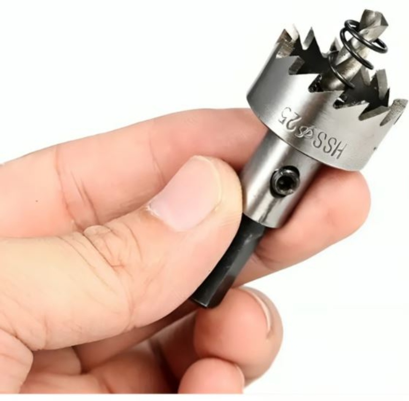 JUEGO DE 5 BROCAS CORONA PERFORADORA METAL - 2