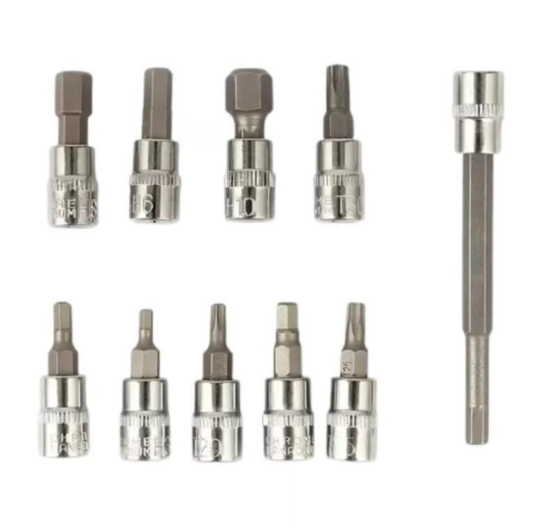LLAVE OEM 11 PIEZAS TORQUE TORQUIMETRO 1/4 PULGADA 5 A 25NM - 2