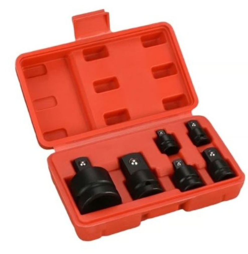 JUEGO DE DADOS ADAPTADOR Y REDUCTOR DE IMPACTO 6 PZAS - 1