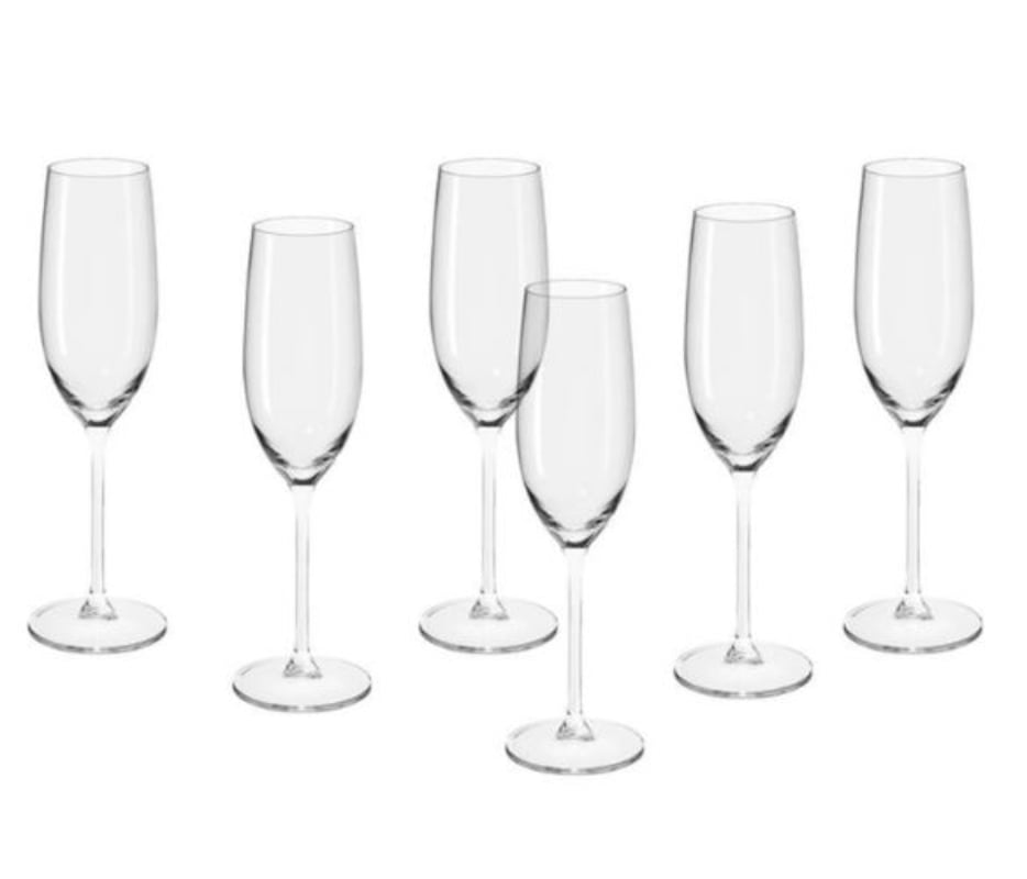 SET 6 COPAS CHAMPAGNE FIM 210ML - 3