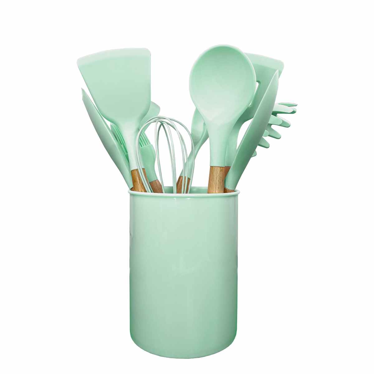 SET DE 12 PIEZAS UTENSILIOS DE COCINA DE SILICON - 2