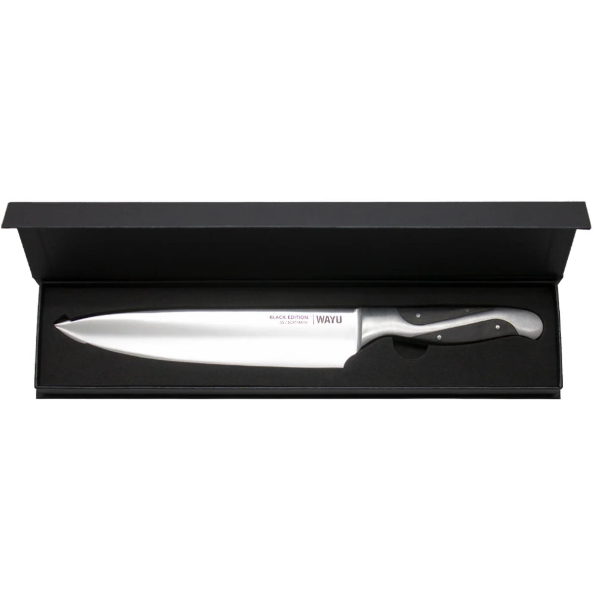 CUCHILLO CHEF 8 PULGADAS BLACK EDITION WAYU - 2