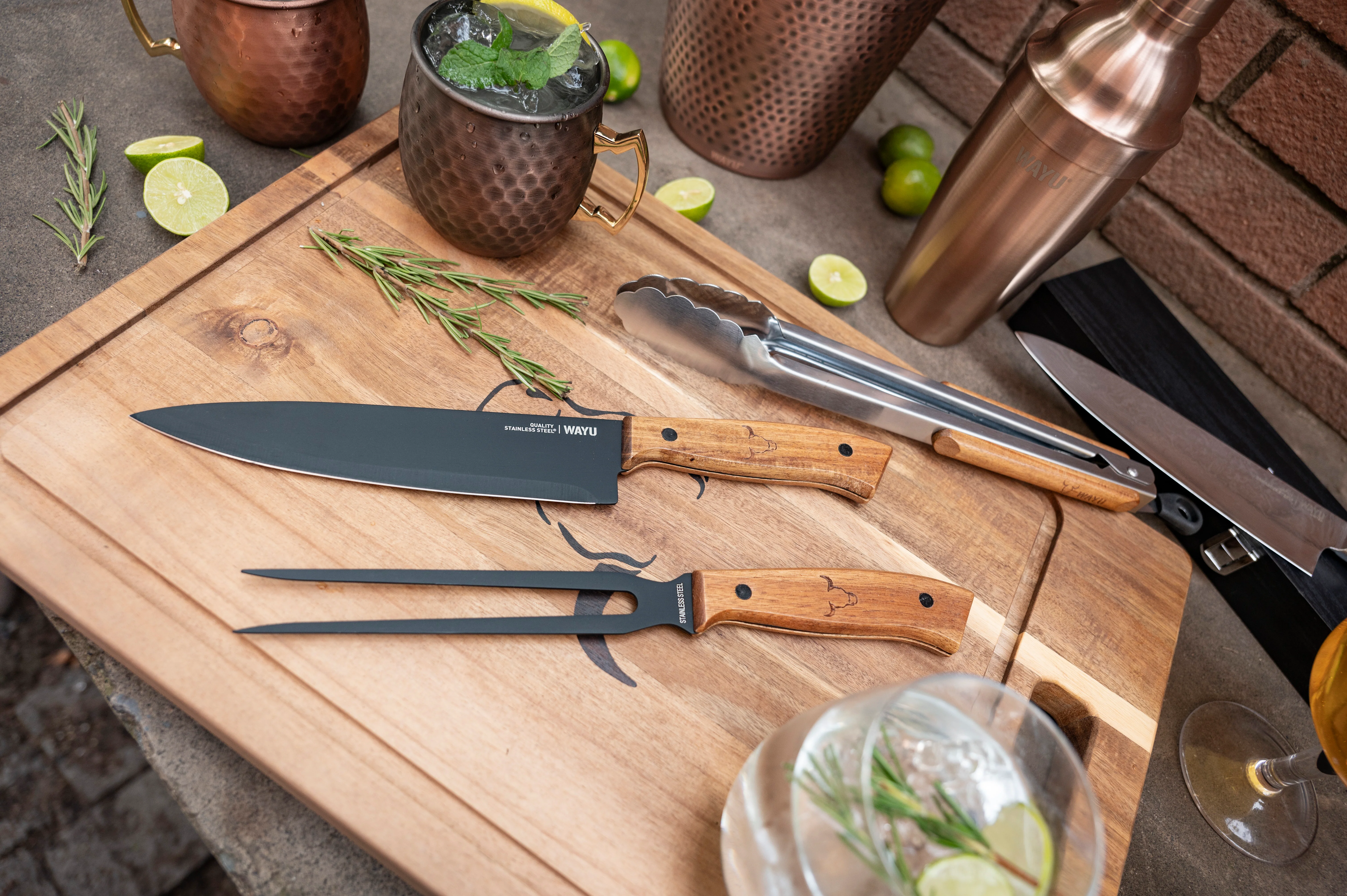 CUCHILLO TENEDOR PRM WAYU - 2