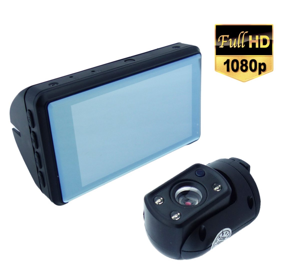 CAMARA DVR DOBLE CAMARA 360 GRADOS PANTALLA LCD - 2