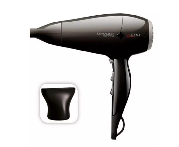 SECADOR DE CABELLO DIAMOND CERAMIC STD 220 GAMA NEGRO - 1