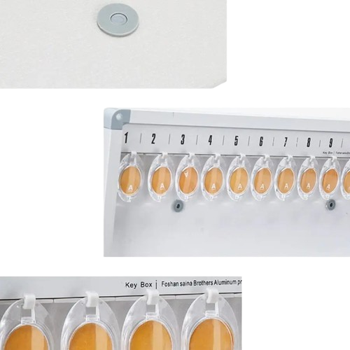 CAJA MAGNÉTICA ORGANIZADOR PARA LLAVES 32 LLAVEROS - 1