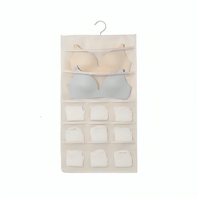 ORGANIZADOR COLGANTE SOSTENES CALCETAS BLANCO - 1