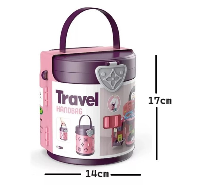 MINI MALETA BAG TOCADOR TRAVEL VIAJERO 25 PIEZAS JUGUETE NIÑAS - 4