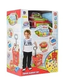 CARRITO DE COMPRAS PARA NIÑOS PEQUEÑOS MINI MARKET - 1