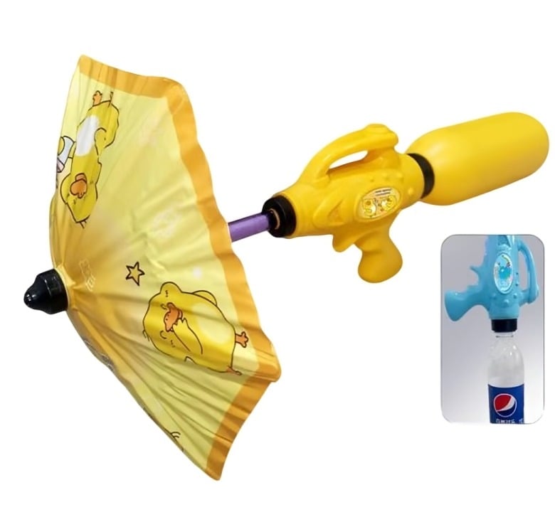 PISTOLA DE AGUA CON PARAGUAS - 3