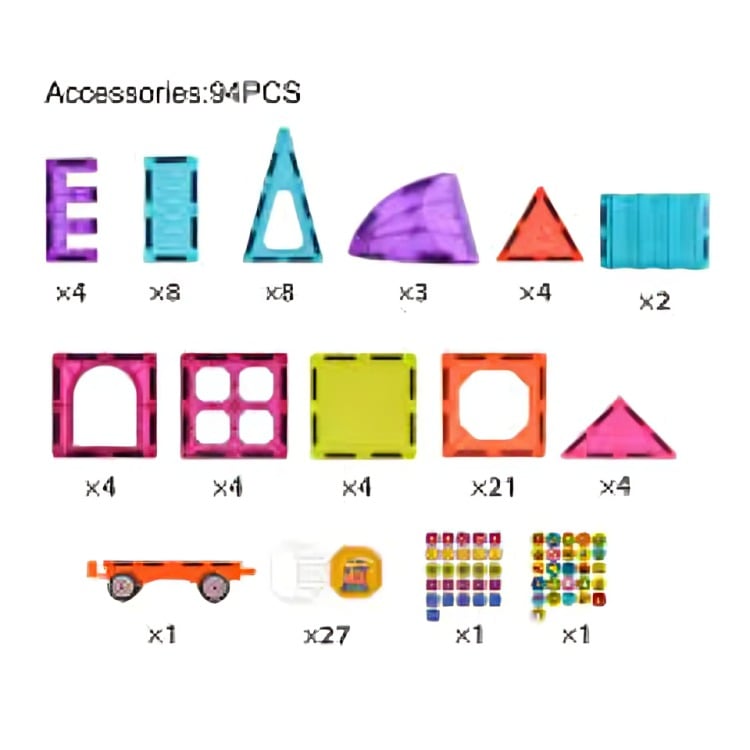BLOQUE MAGNETICO 94 PCS - 2